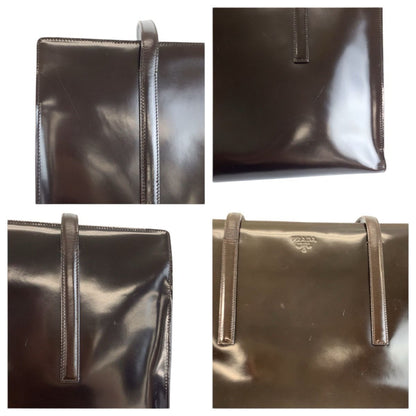 Prada Logo Tote Brown — view 5