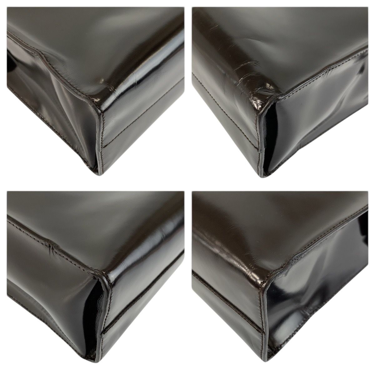 Prada Logo Tote Brown — view 4
