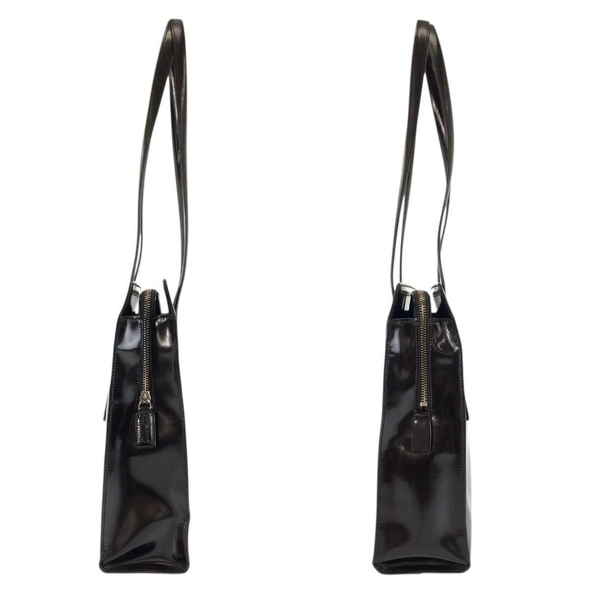Prada Logo Tote Brown — view 7