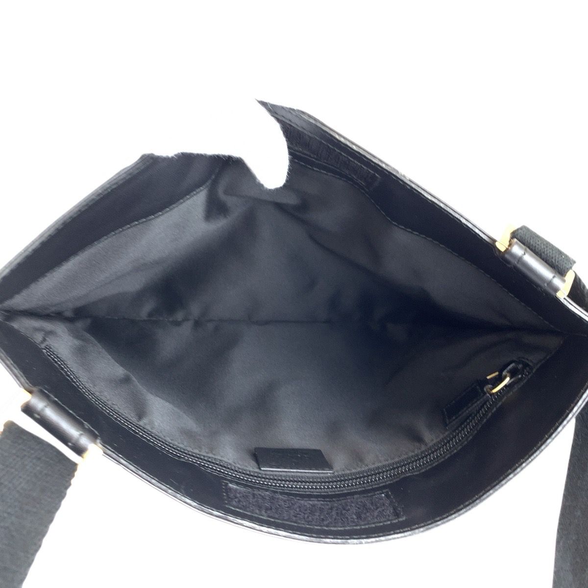 Gucci Brown Gold GG Canvas Leather Shoulder Bag — view 8