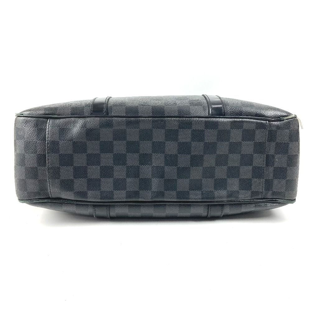 Louis Vuitton Shoulder Bag Tadao Damier Graphite Canvas Black — view 5