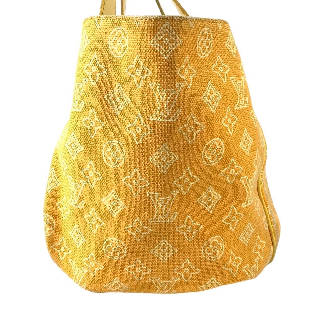 Louis Vuitton Shoulder Bag Cabai Panema GM Leather Canvas Yellow — view 3