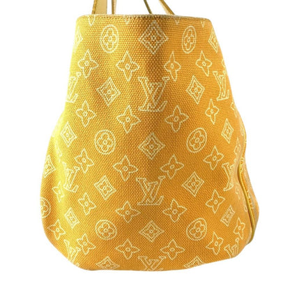 Louis Vuitton Shoulder Bag Cabai Panema GM Leather Canvas Yellow — view 3
