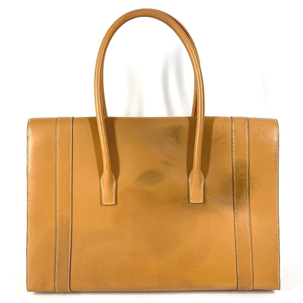 Hermes Handbag Drag 37 Box Calf Natural Beige — view 2