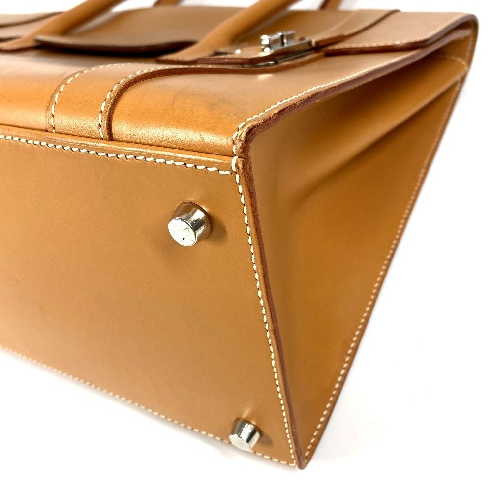 Hermes Handbag Drag 37 Box Calf Natural Beige — view 6
