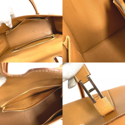 Hermes Handbag Drag 37 Box Calf Natural Beige — view 9
