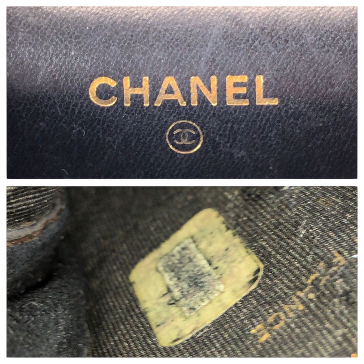 Chanel CC Logo Black Gold Enamel Case Cigarette — view 5