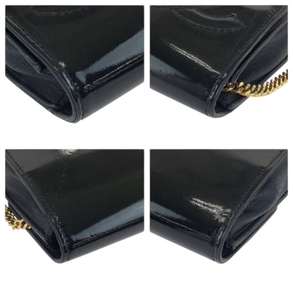 Chanel CC Logo Black Gold Enamel Case Cigarette — view 4