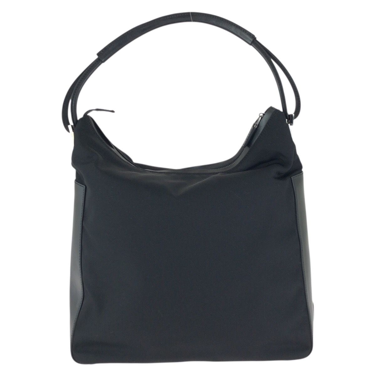 Gucci Shoulder Black Silver Nylon Leather 001 Bag — view 2