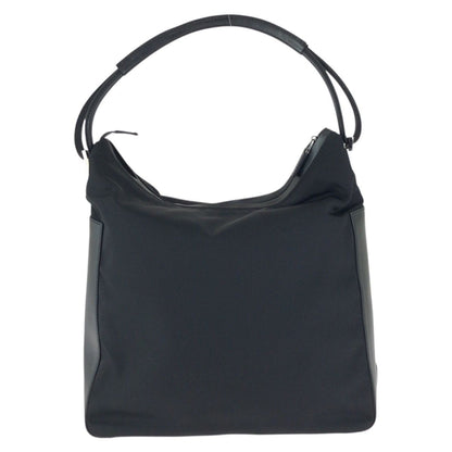 Gucci Shoulder Black Silver Nylon Leather 001 Bag — view 2