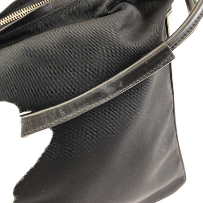 Gucci Shoulder Black Silver Nylon Leather 001 Bag — view 5