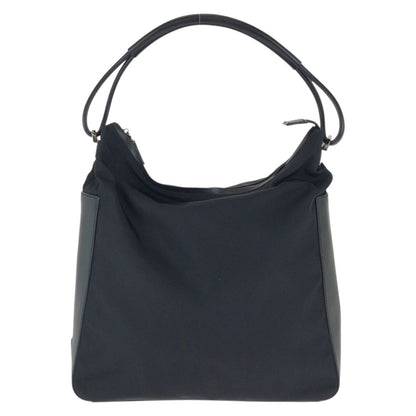 Gucci Shoulder Black Silver Nylon Leather 001 Bag