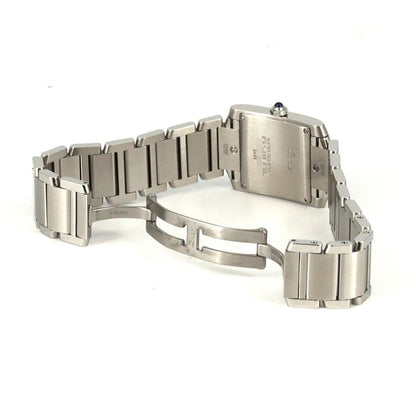 Cartier Tank Francaise MM Date SS Quartz Watch — view 6