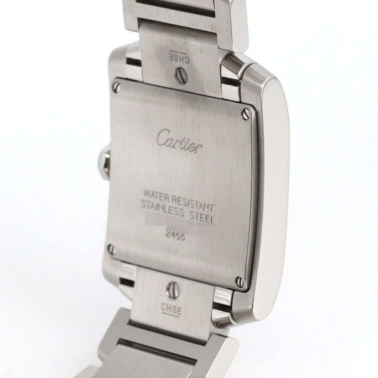 Cartier Tank Francaise MM Date SS Quartz Watch — view 5