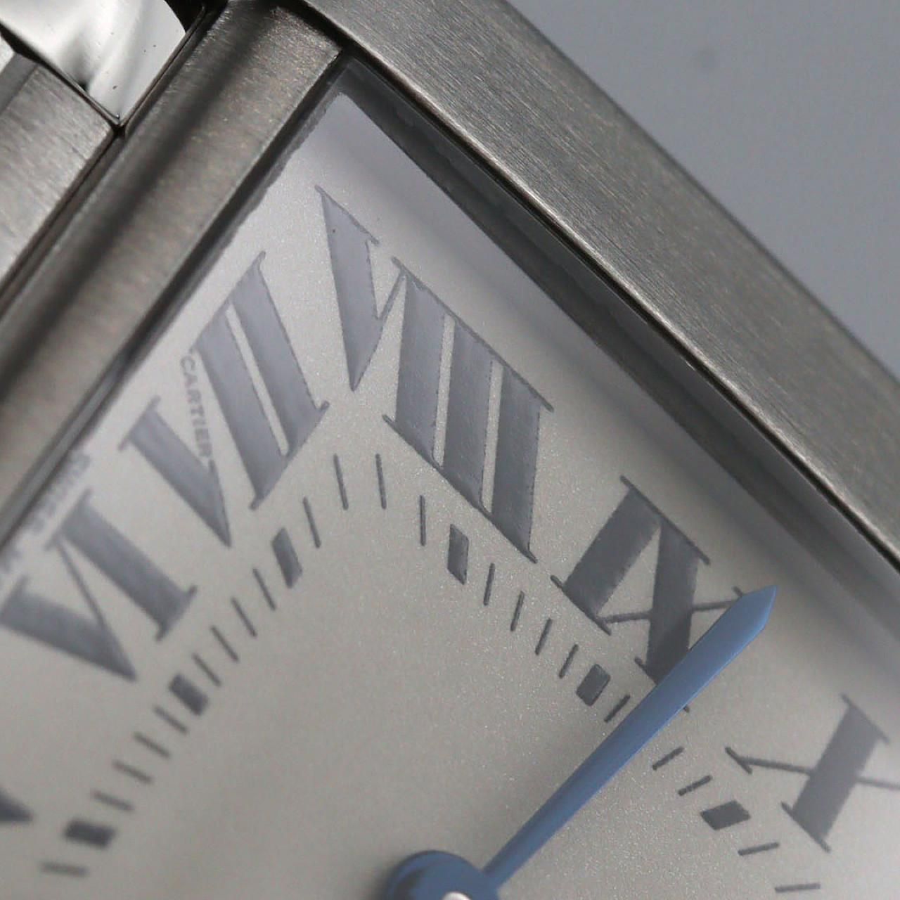 Cartier Tank Francaise MM Date SS Quartz Watch — view 7