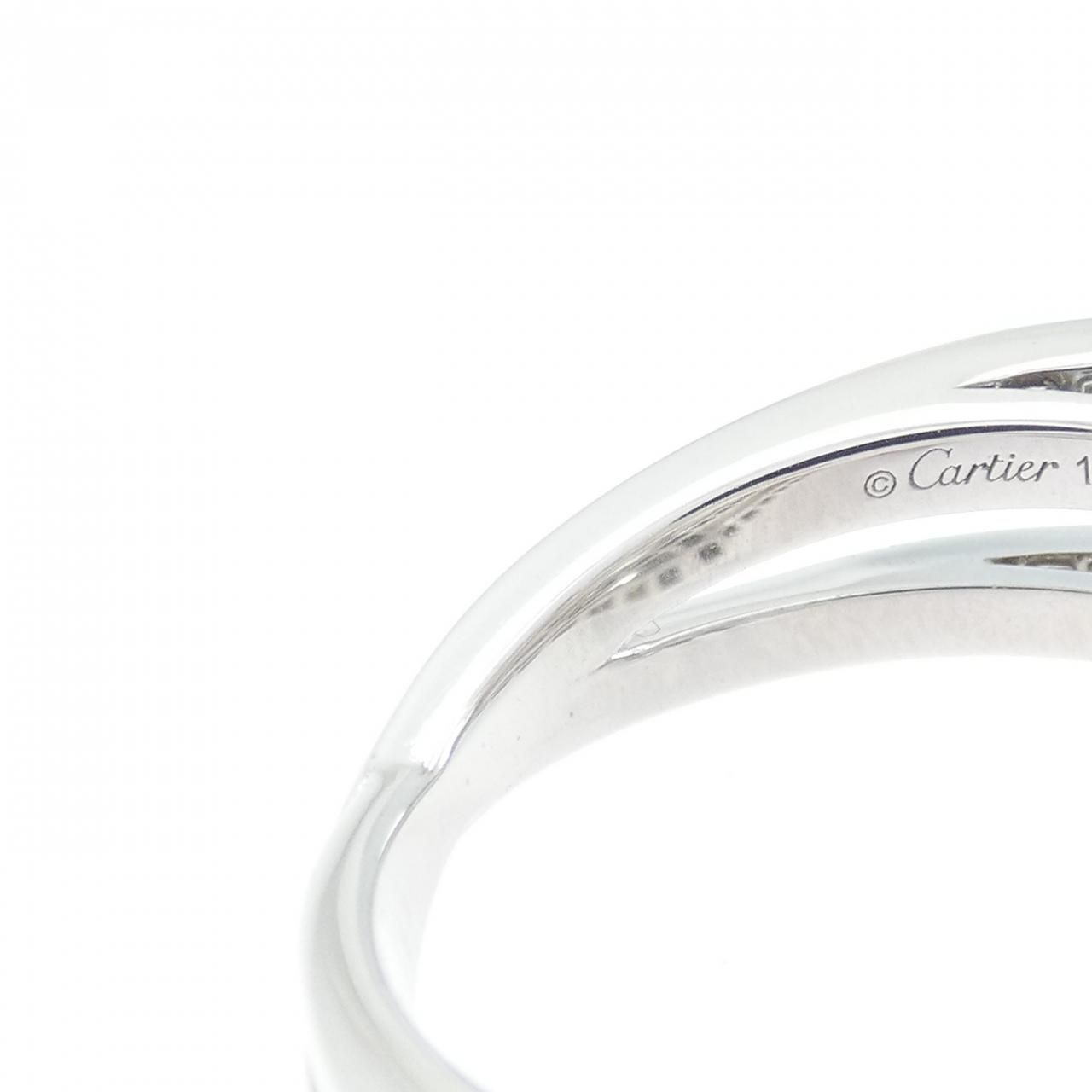 Cartier Diamond Ring White Gold — view 4