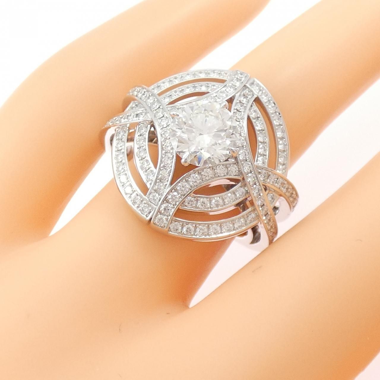 Cartier Diamond Ring White Gold — view 5