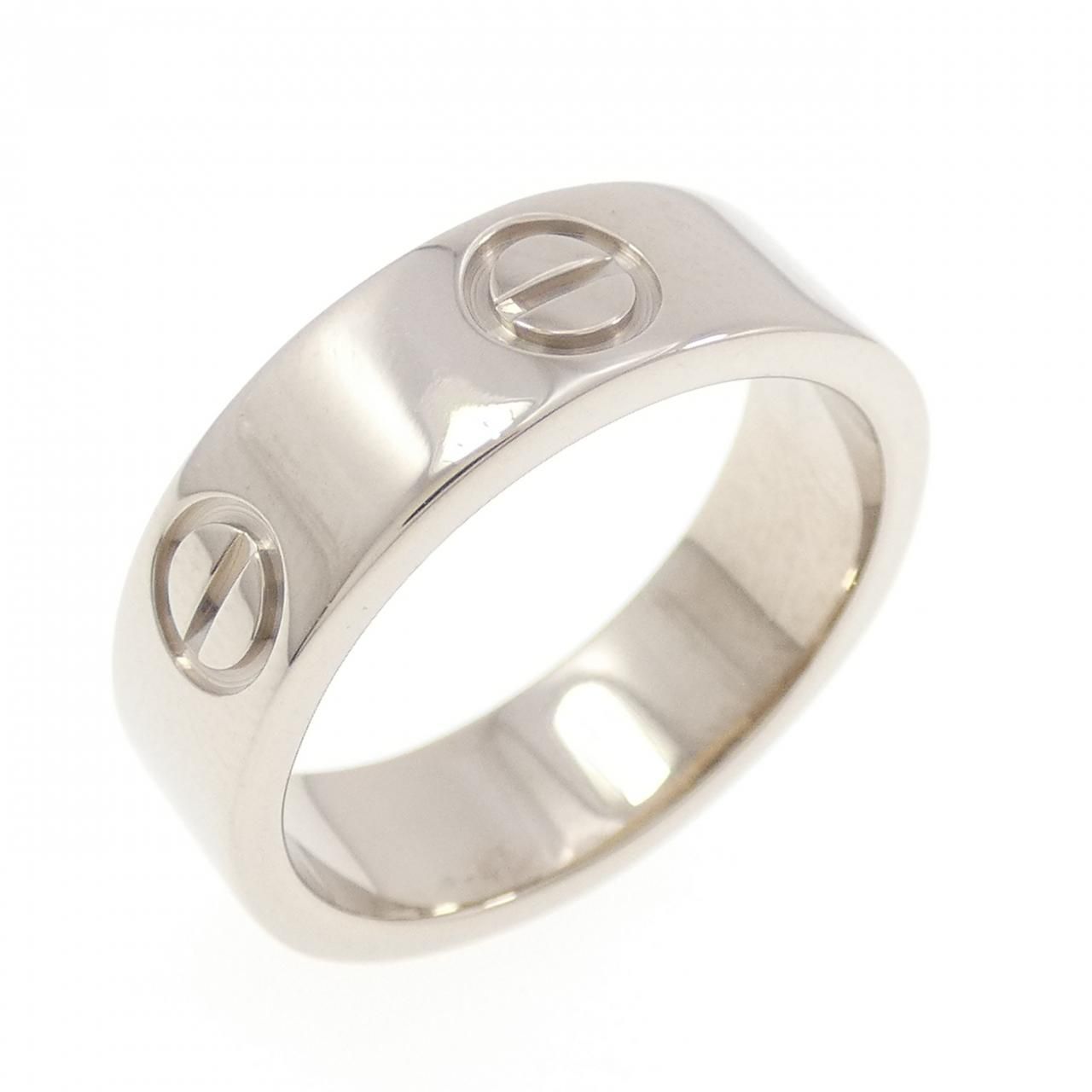 Cartier Love Ring White Gold