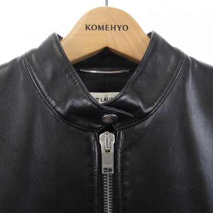 Saint Laurent Leather Rider's Jacket — view 5