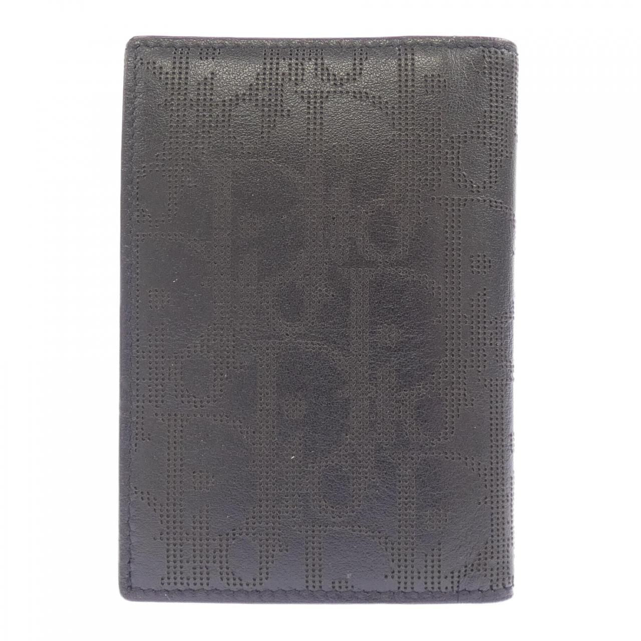 Dior Card Case Card Holders Black — view 2