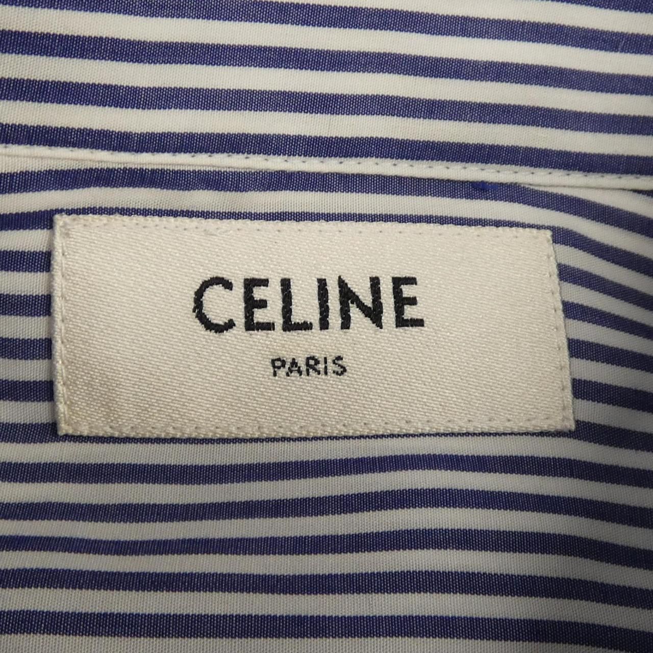 Celine Triomphe Shirt Blue — view 4