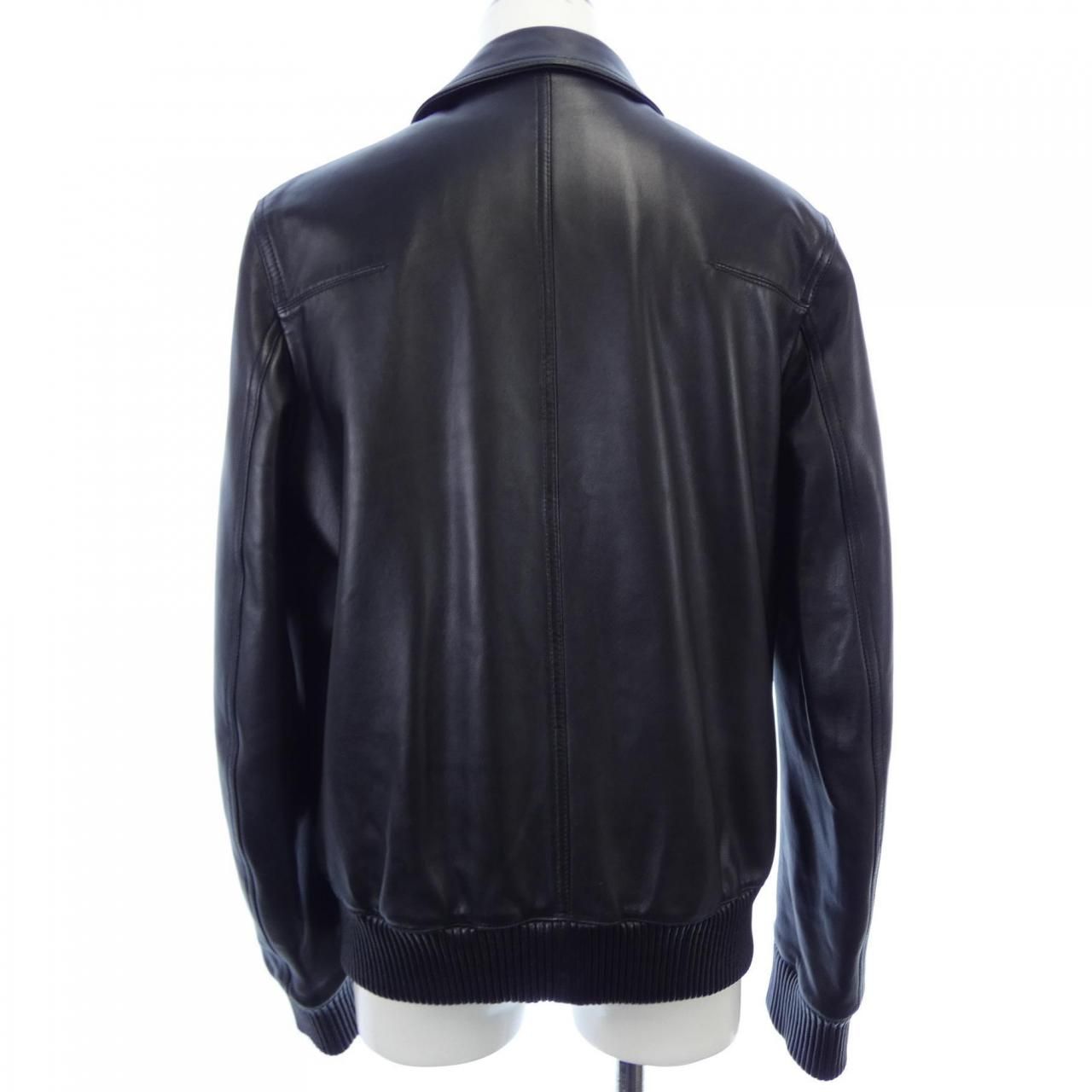 Dior Homme Leather Jacket — view 2