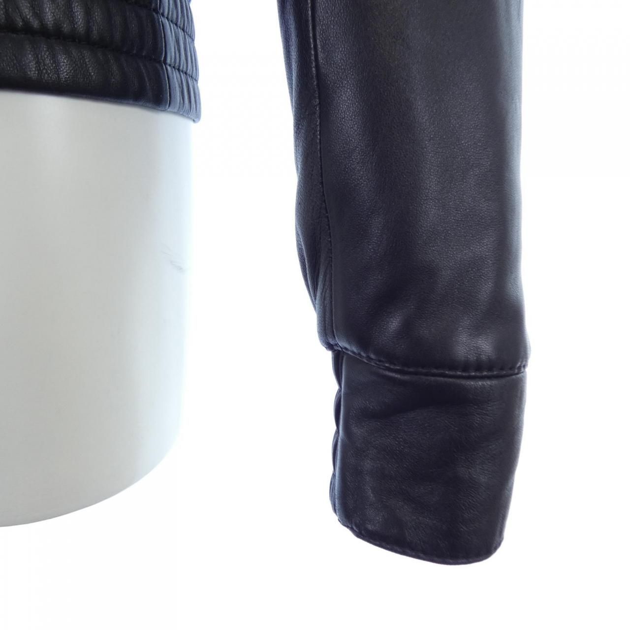 Dior Homme Leather Jacket — view 6