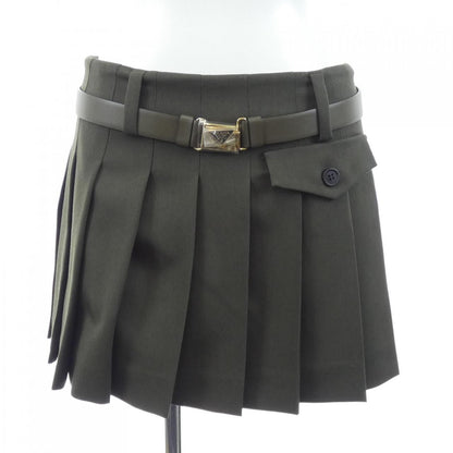 Prada Triangle Logo Skirt