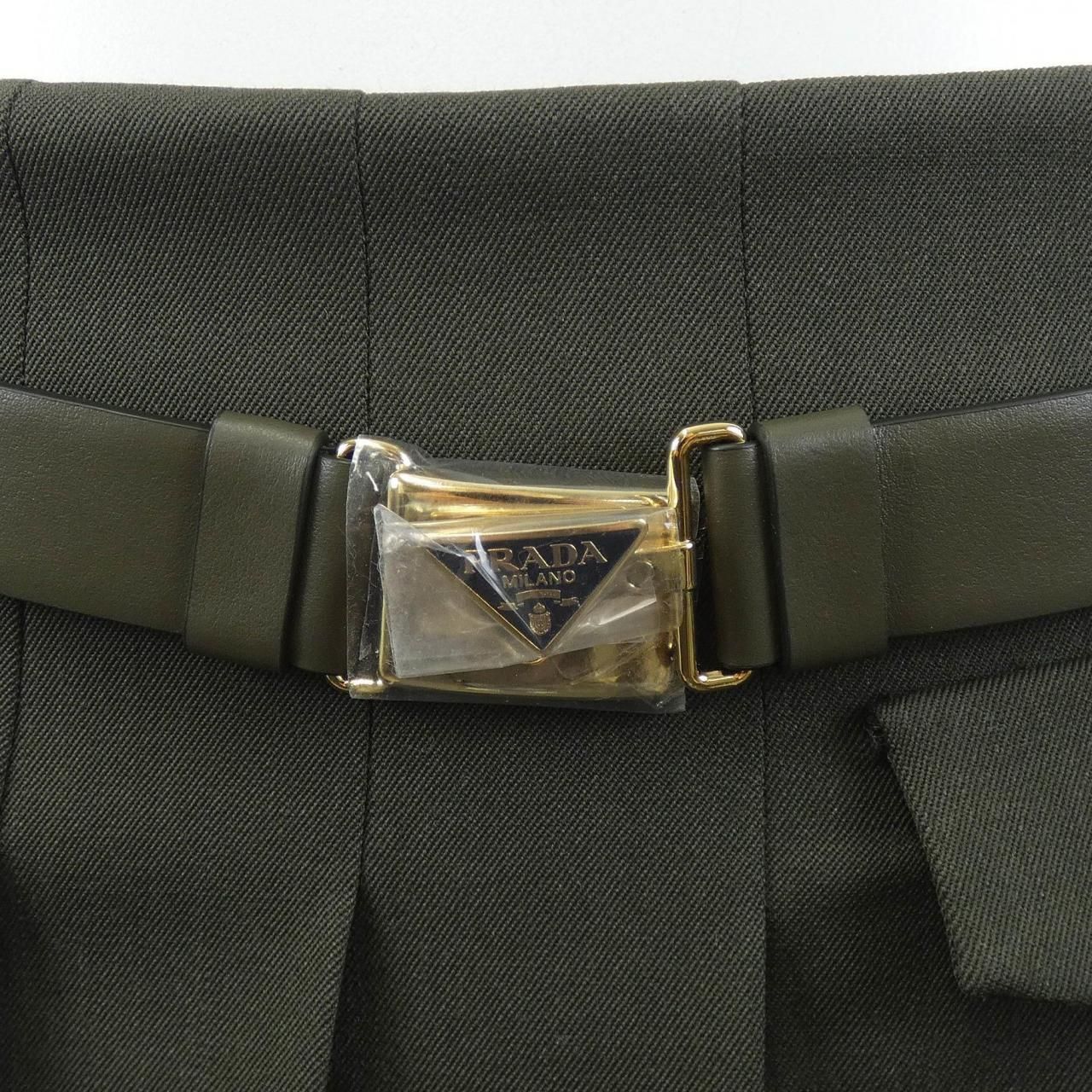 Prada Triangle Logo Skirt — view 7