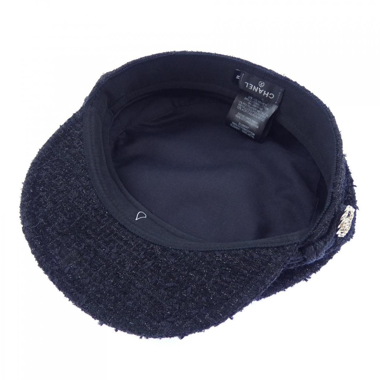 Chanel Cap Hat Black — view 5