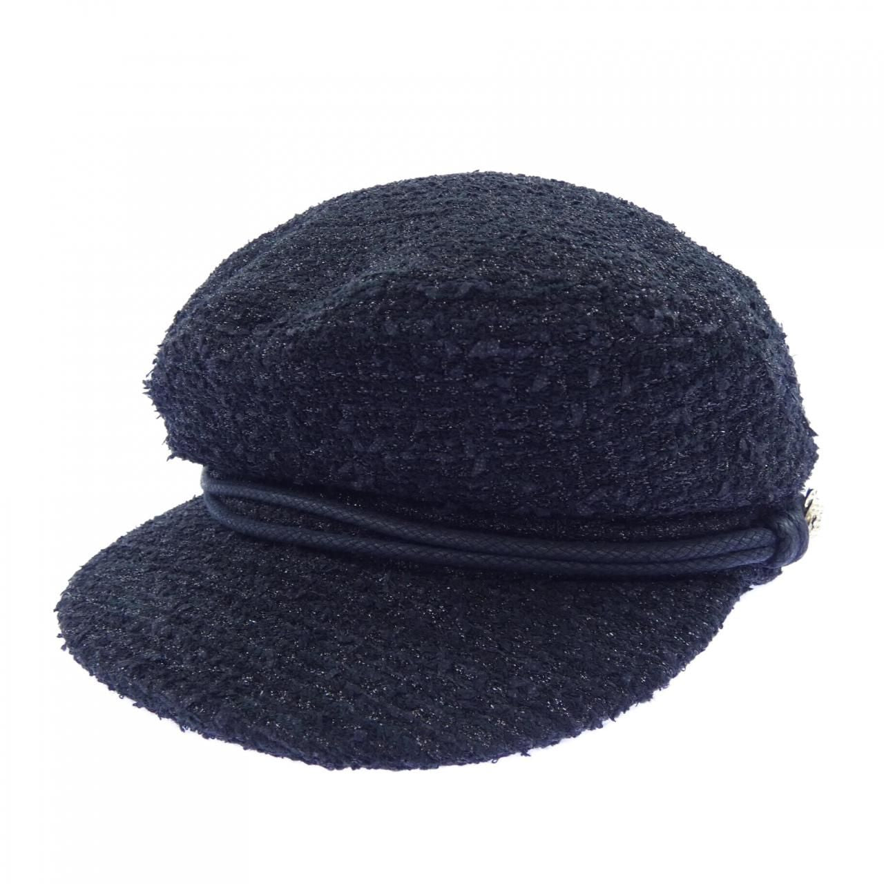 Chanel Cap Hat Black