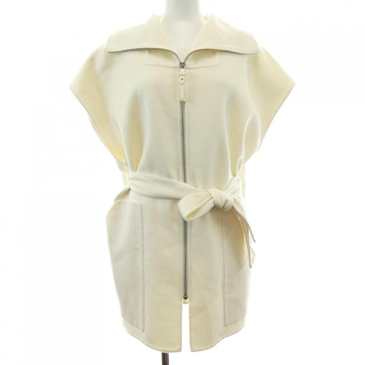 Hermes Long Vest White