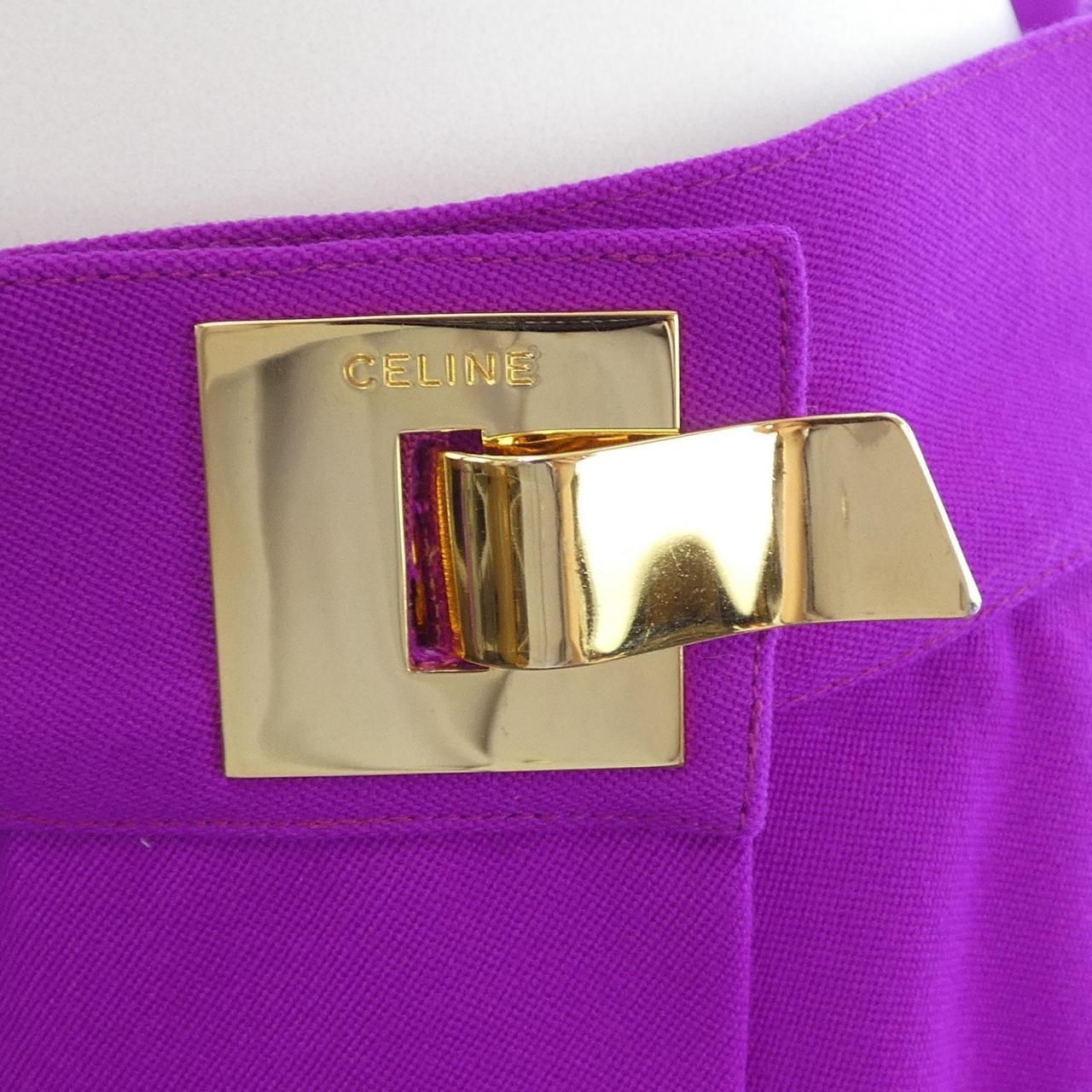 Celine Vintage Skirt Purple — view 6