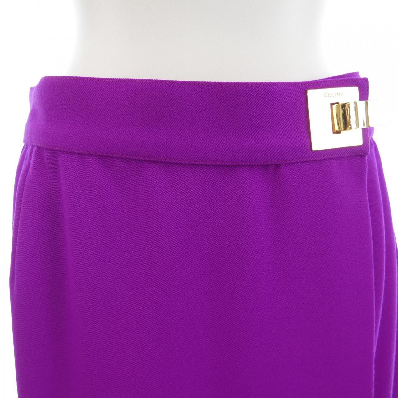 Celine Vintage Skirt Purple — view 4