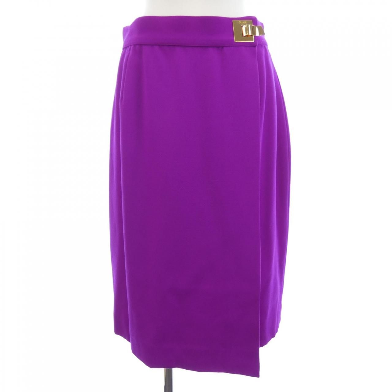 Celine Vintage Skirt Purple