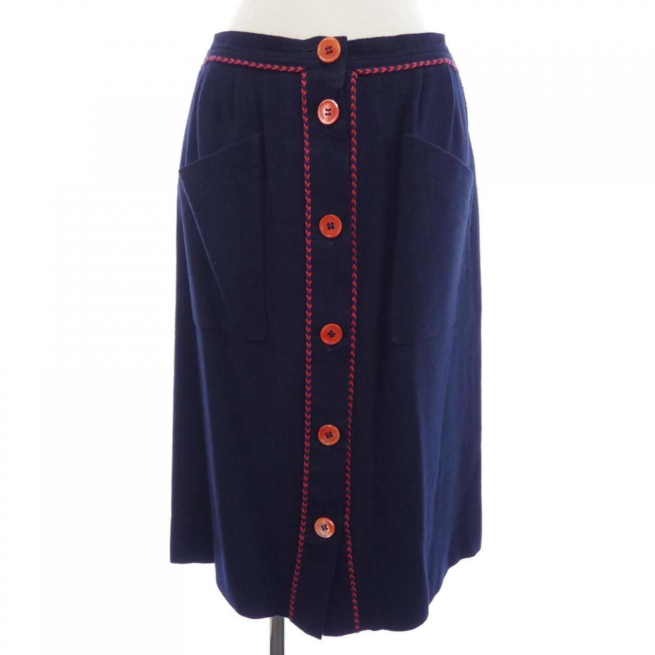 Celine Vintage Skirt Navy