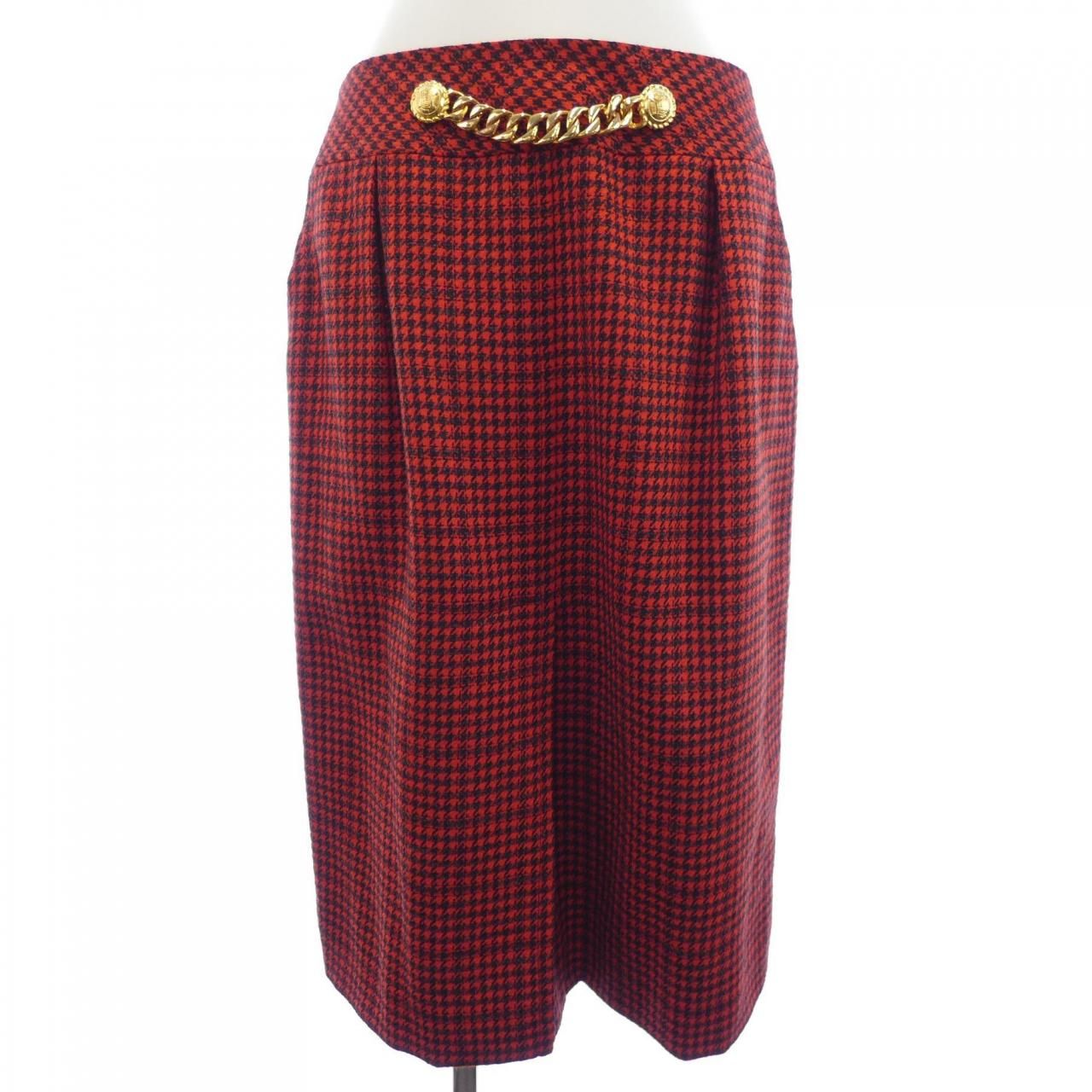Celine Vintage Skirt Red