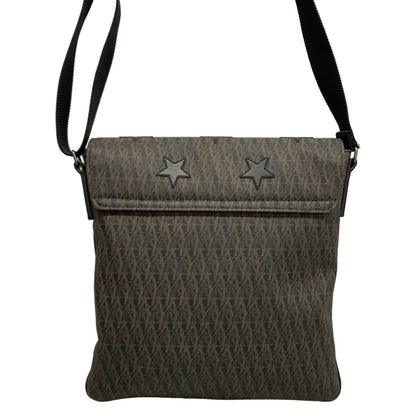 Saint Laurent Paris Shoulder Bag Black Beige Star Leather — view 3
