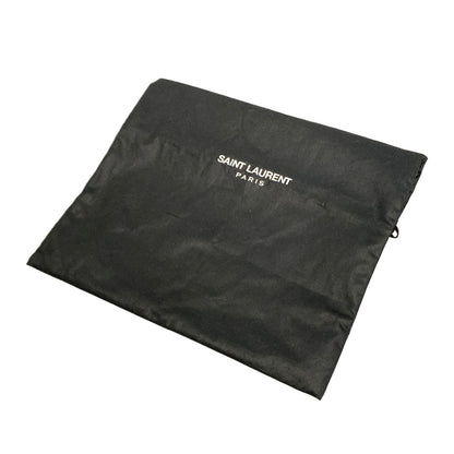 Saint Laurent Paris Shoulder Bag Black Beige Star Leather — view 8