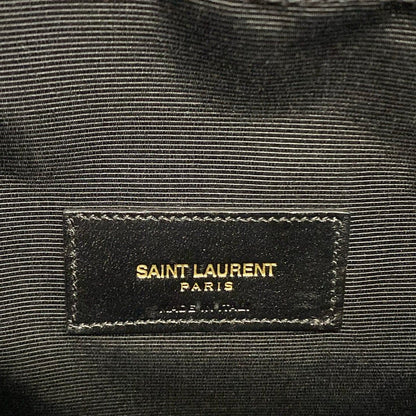 Saint Laurent Paris Shoulder Bag Black Beige Star Leather — view 9