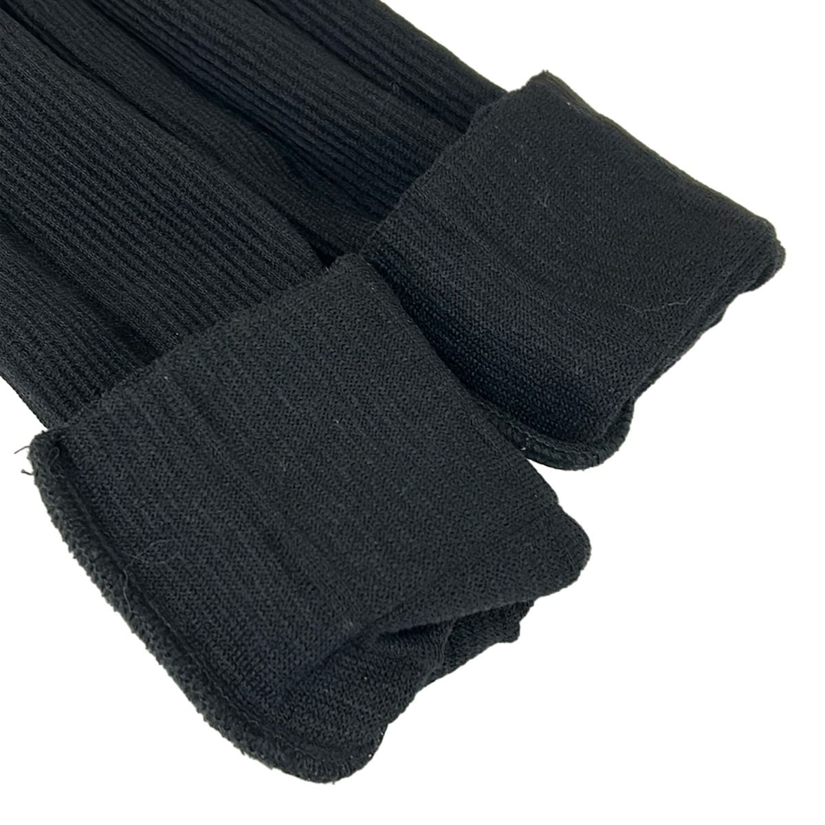Chanel Dress 34 S Black Long Sleeve Knee Length Knit Wool — view 6