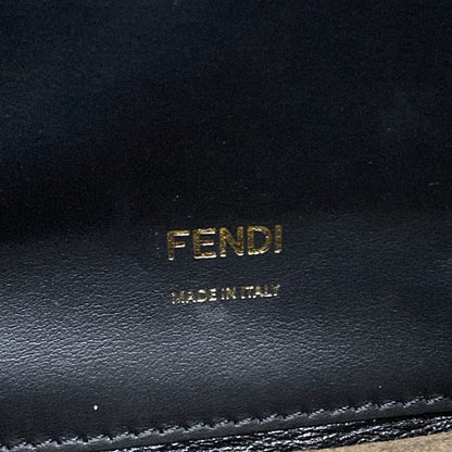 Fendi Shoulder Bag Canyu Black Chain Leather — view 8
