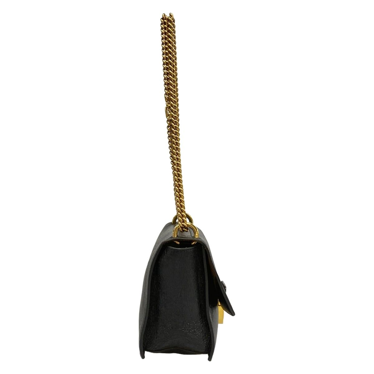 Fendi Shoulder Bag Canyu Black Chain Leather — view 2