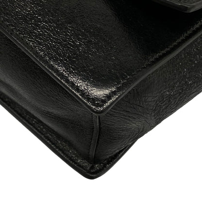 Fendi Shoulder Bag Canyu Black Chain Leather — view 6