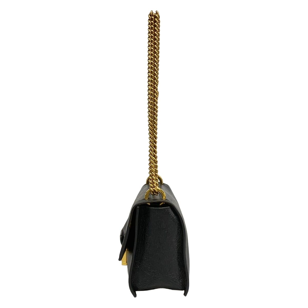 Fendi Shoulder Bag Canyu Black Chain Leather — view 4