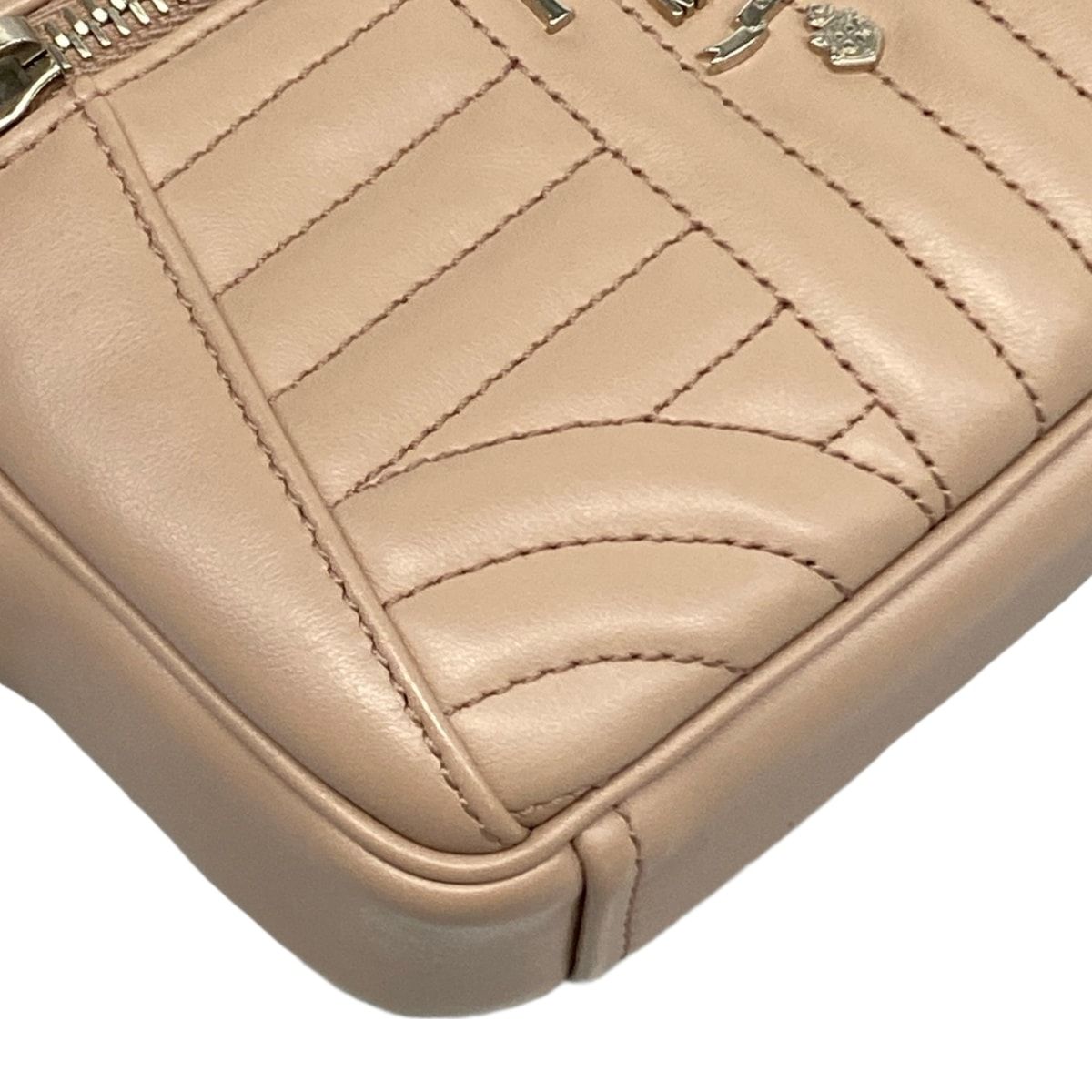 Prada Waist Pouch Pink Beige 2-Way Leather — view 6