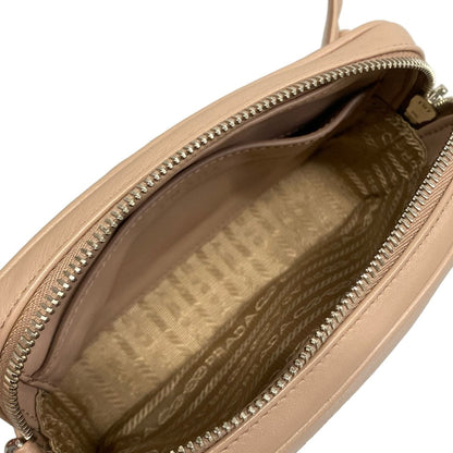 Prada Waist Pouch Pink Beige 2-Way Leather — view 7