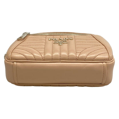 Prada Waist Pouch Pink Beige 2-Way Leather — view 5