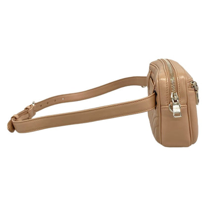 Prada Waist Pouch Pink Beige 2-Way Leather — view 2