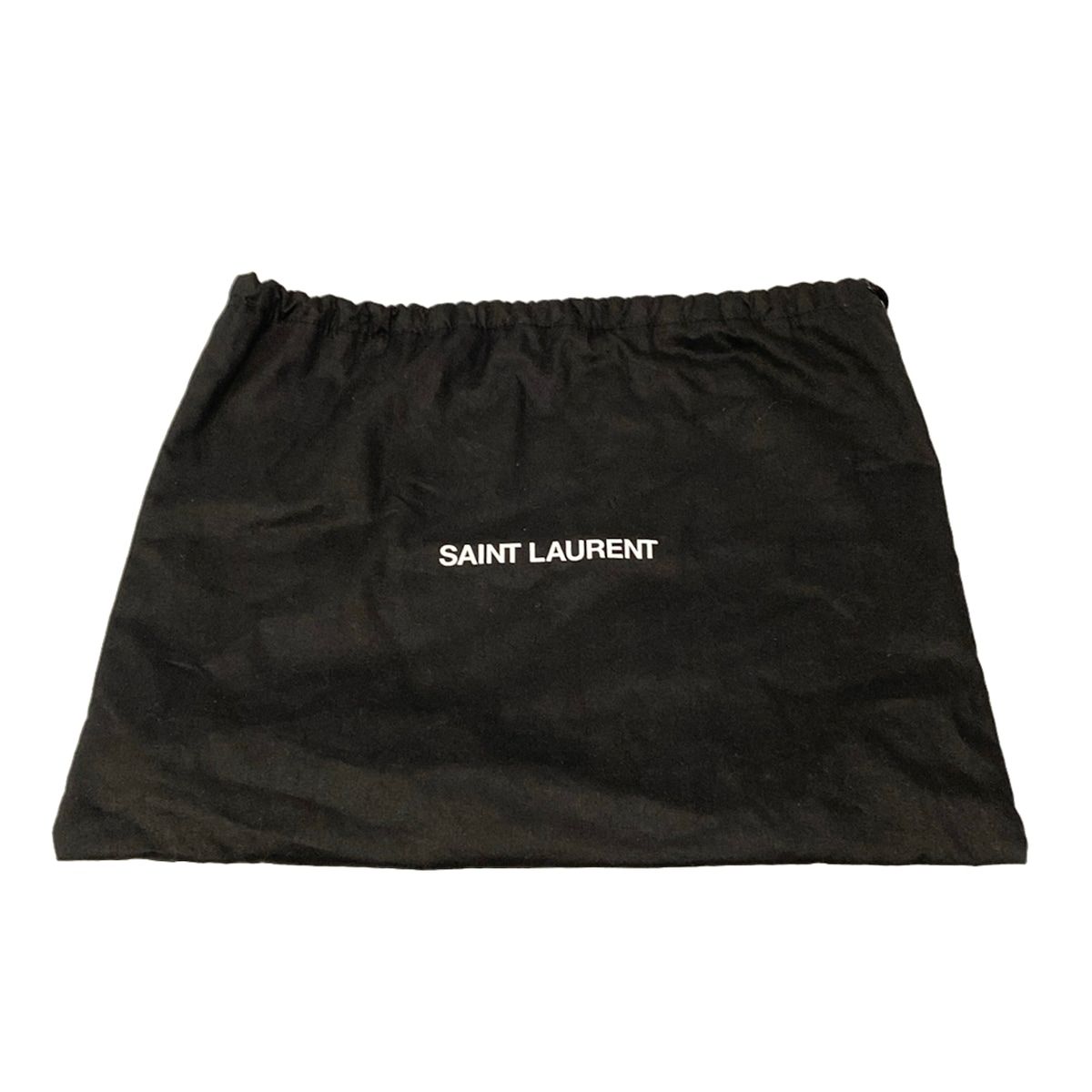 Saint Laurent Paris Shoulder Bag Kaia Small Satchel Ivory Light Brown Leather — view 8